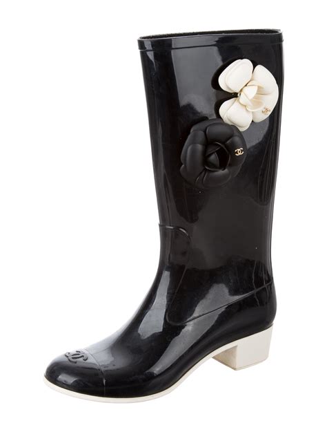 chanel camellia rain boots price|Chanel Camellia Rain Boots .